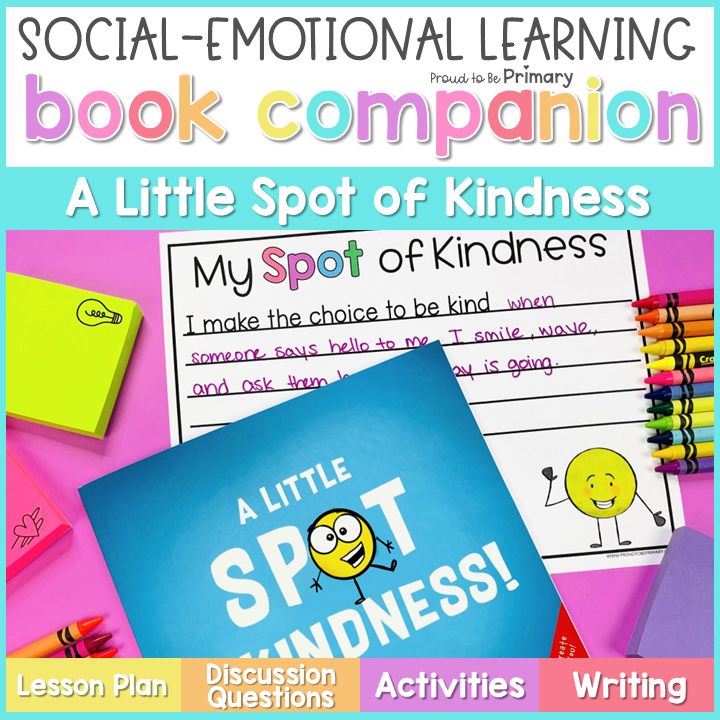A Little Spot of Kindness Book Lesson - Be Kind SEL Read Aloud Activities Craft