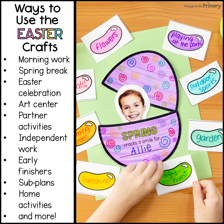 Easter Hat Headband Crown, Easter Egg Coloring, Jelly Bean Craft Activities