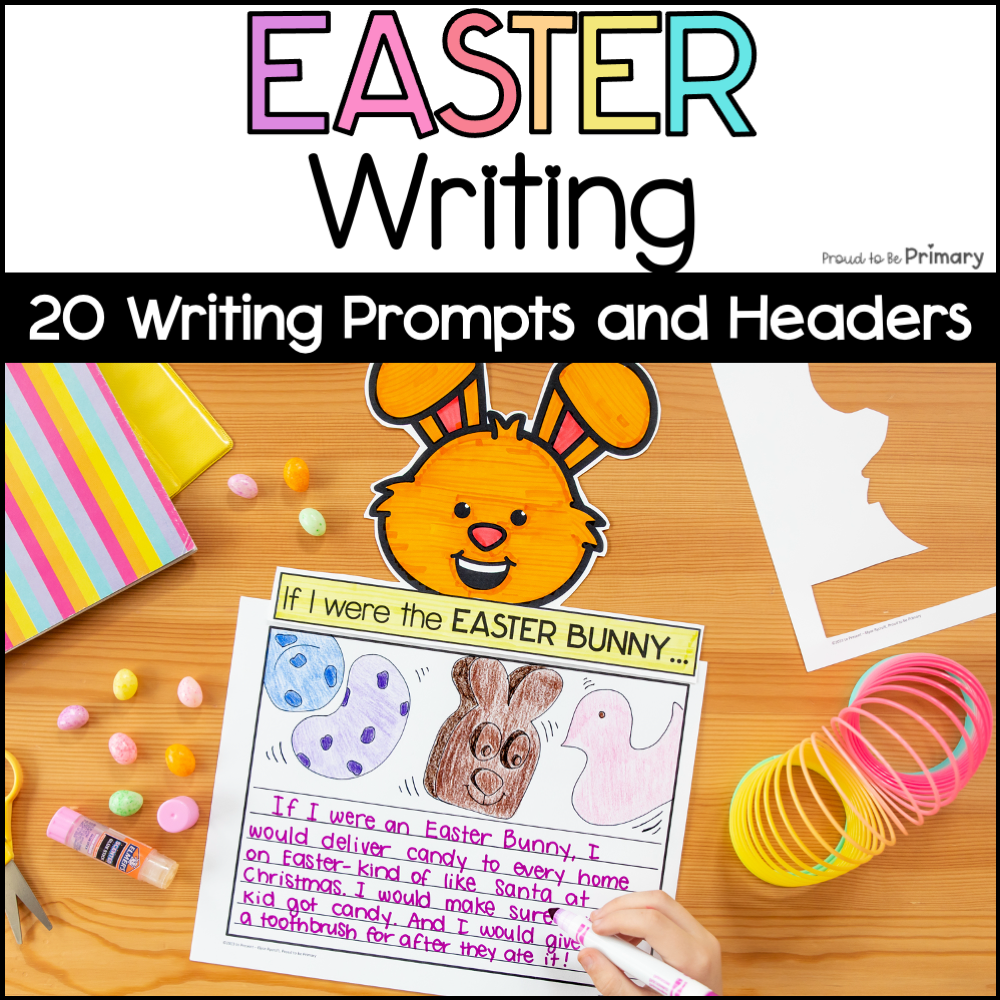 Easter Writing Prompts Paper Crafts Easter Egg Easter Bunny Spring Break Writing