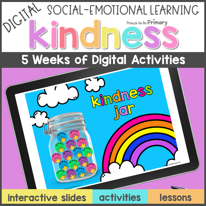 Kindness Gratitude Google Slides SEL Lessons Social Skills Games Activities K-2