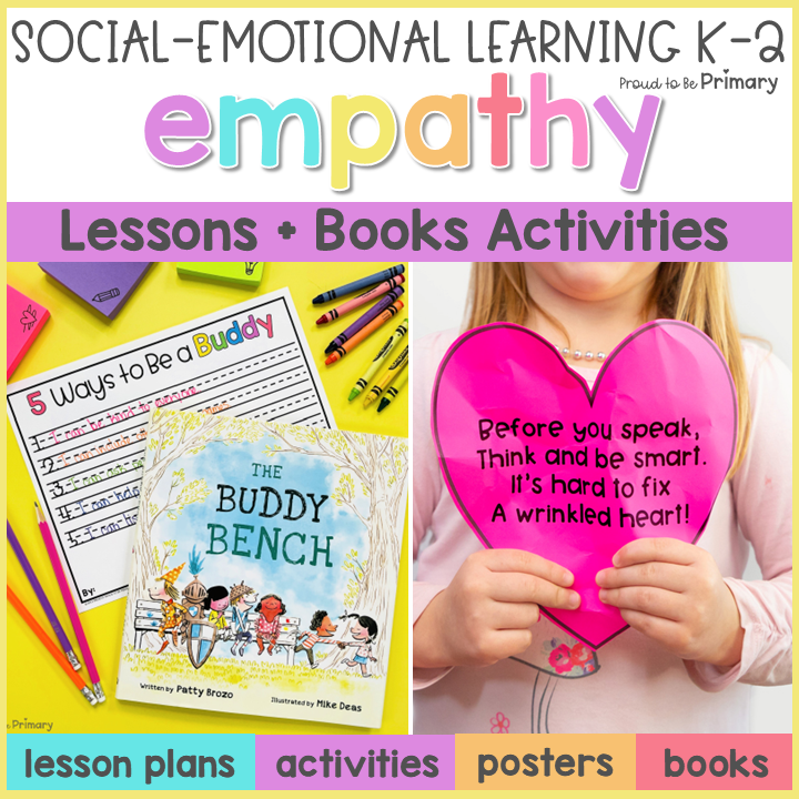 Empathy & Social Awareness Book Activities, Book Companion Lesson & SEL Crafts