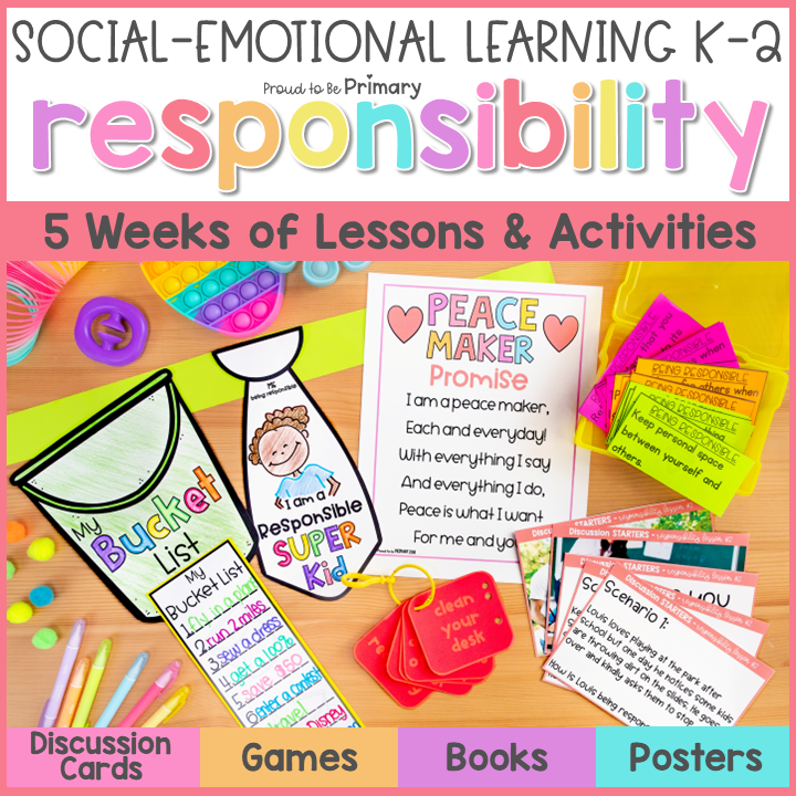 Responsibility, Goal Setting, & Conflict Resolution Unit for K-2