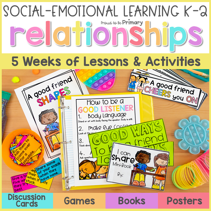 Friendship & Relationships Unit for K-2