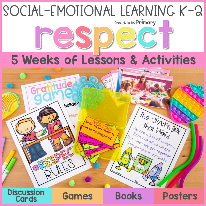 Respect & Gratitude Week of Respect Activities - SEL Character Education Lessons