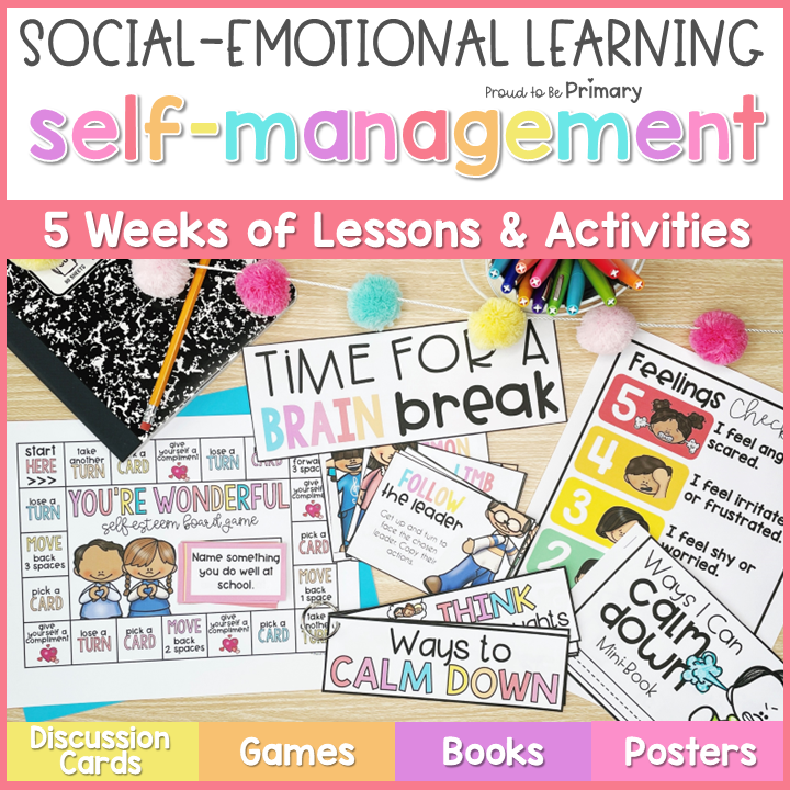 Self Regulation, Calm Down Corner, Yoga, Brain Break, Self Esteem SEL Activities