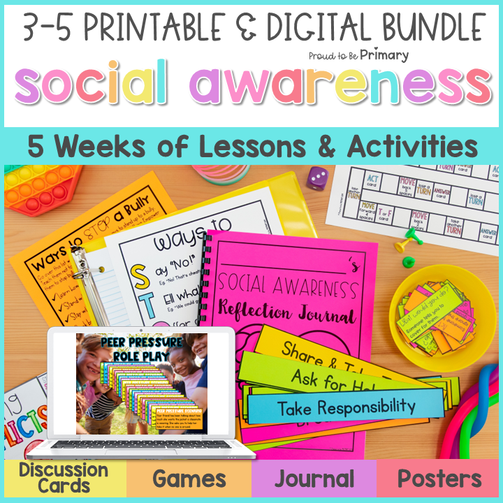 Empathy, Conflict Resolution, Anti Bullying Social Skills Lessons Activities 3-5