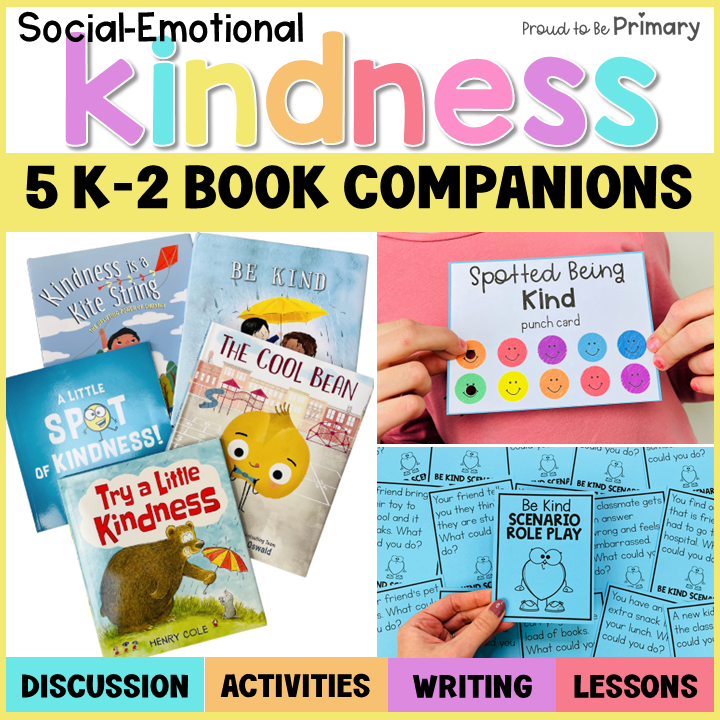 Kindness Read Aloud Activities Lessons Book Companions Craft Posters Worksheets