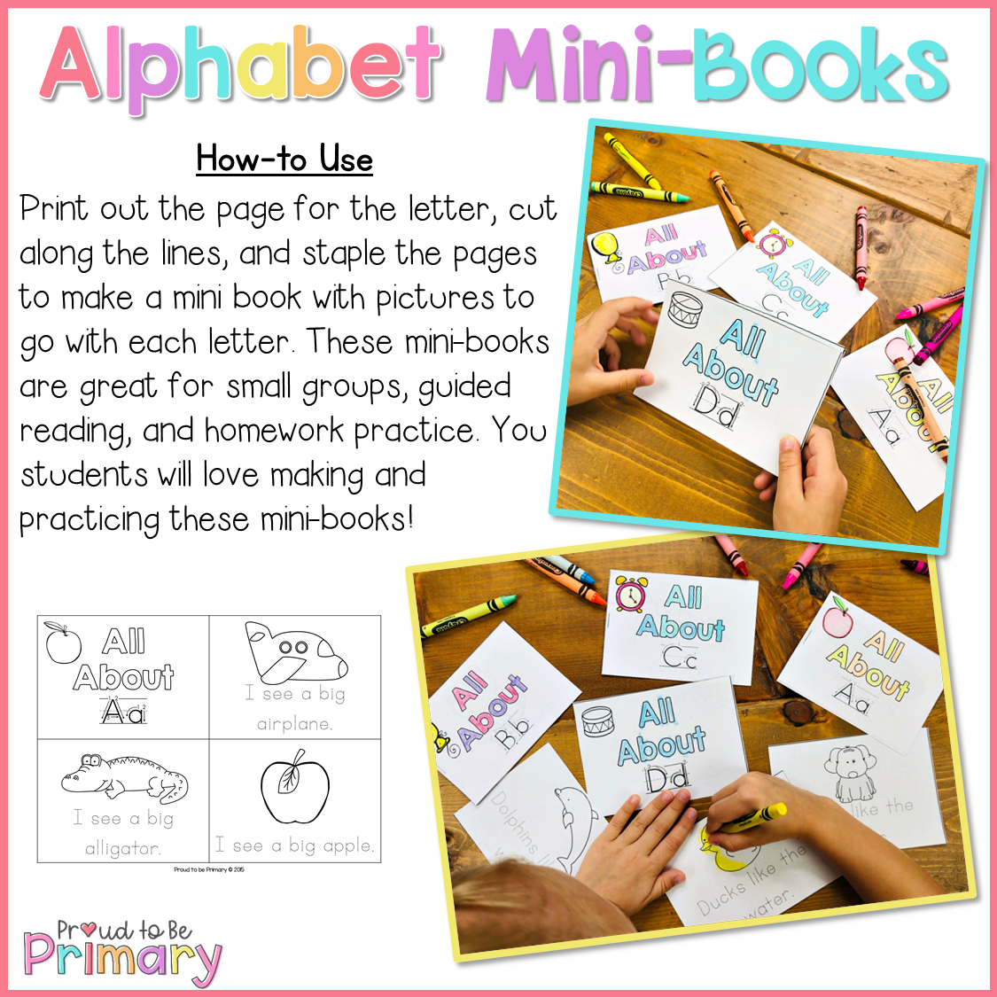 Alphabet Mini Story Books – Proud to be Primary