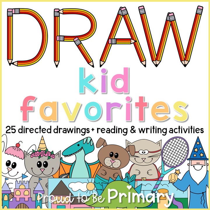 How to Draw Directed Drawing Writing Reading Animals, Dinosaurs, Magical Unicorn