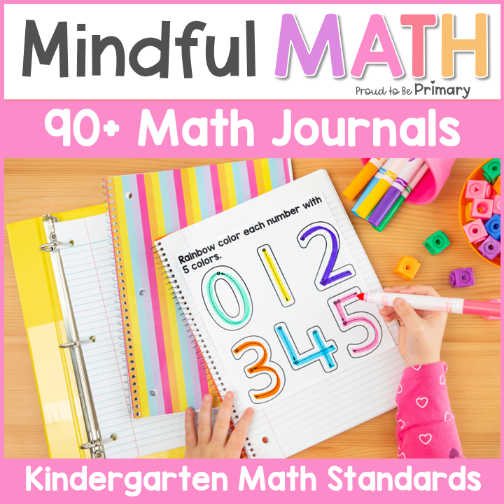 Kindergarten Math Word Problems & Journal Prompts - Small Group Activities