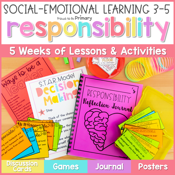 Responsibility, Leadership, & Decision Making SEL Activities Social Skills Games