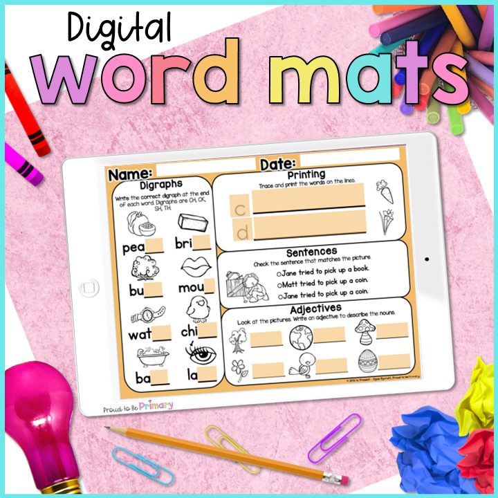 April Word Work and Daily Language Arts Review