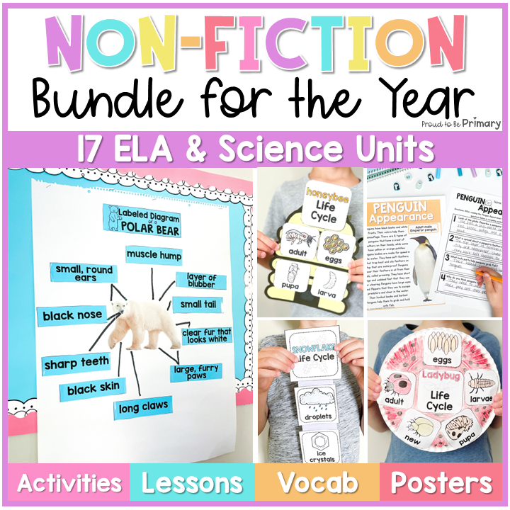 17 Animal Life Cycle Research Projects, Non-Fiction Reading, & Science Experiments