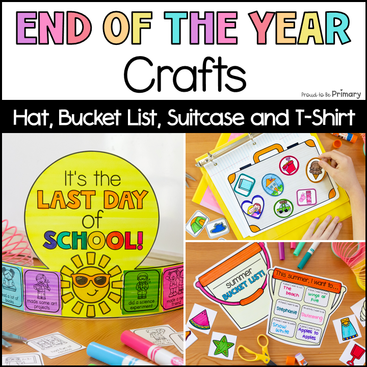 Last Day of School Headband Crown, End of Year Summer Bucket List Craftivity