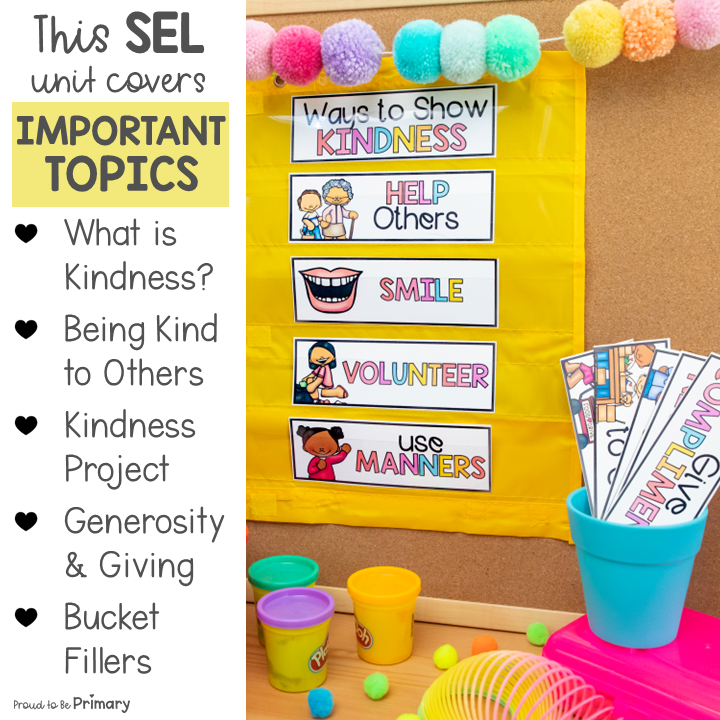 Kindness Activities Bulletin Board Social Skills Lessons Bucket Filler Activity