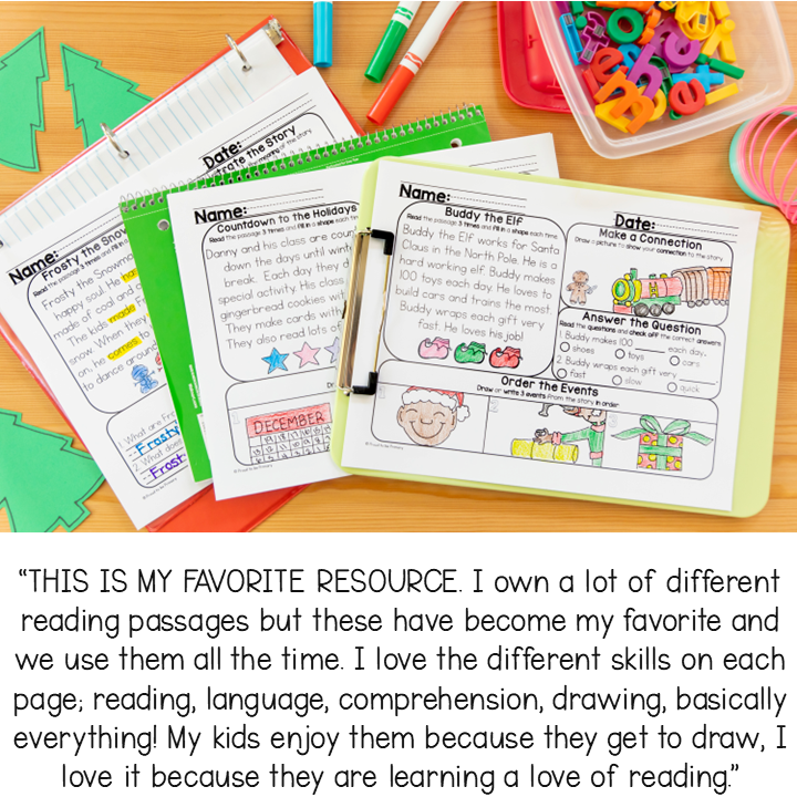 Reading Comprehension Passages and Questions Worksheets & Fluency Activities