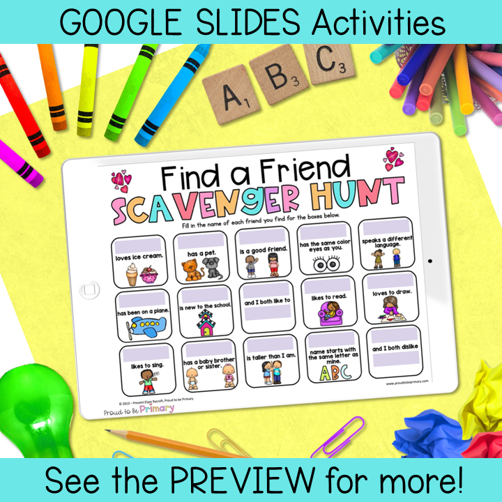 Google Slides - Games for the Letter B (5 mini games) (Distance