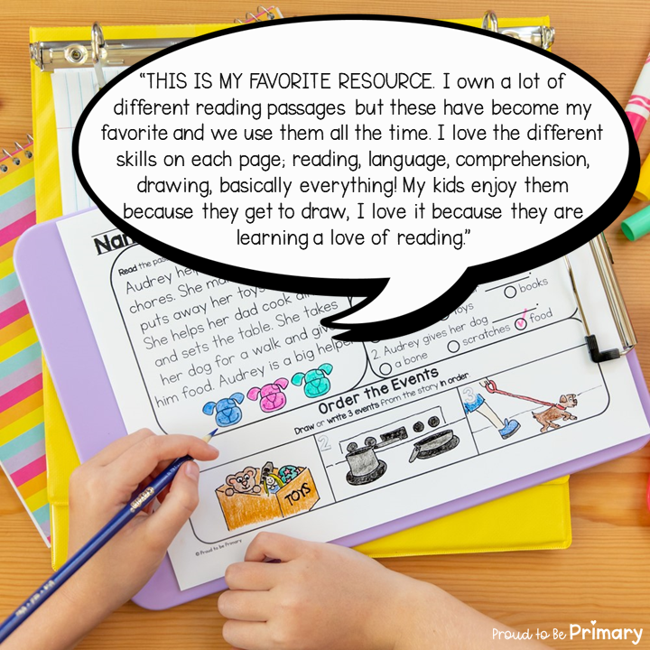 Reading Comprehension Passages & Questions with Summer & End of Year Activities