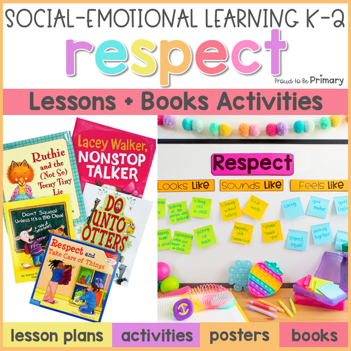 Respect & Manners Book Activities Book Companion Lesson & SEL Worksheets, Crafts