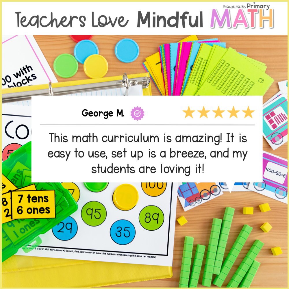 Kindergarten 1st 2nd 3rd Grade Math Curriculum Tool Kit Posters Intervention