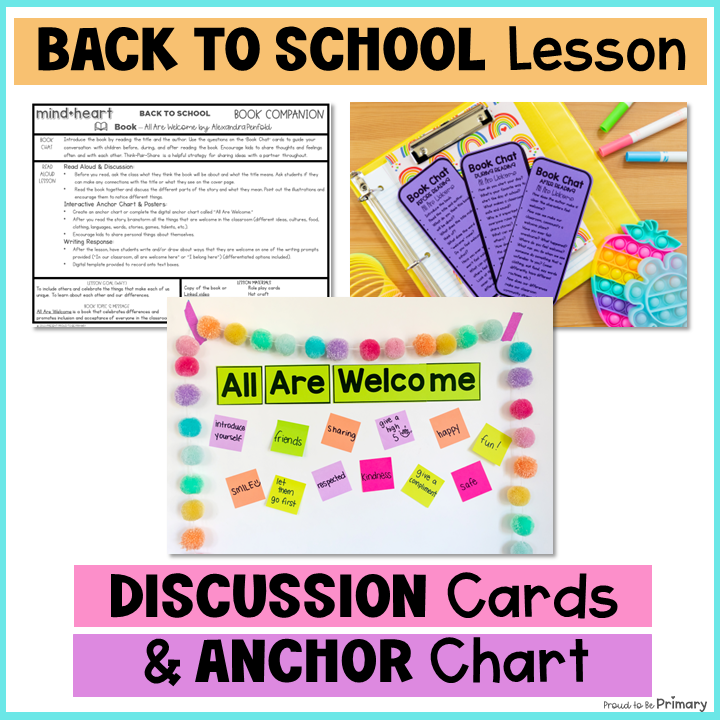 All Are Welcome Back to School Read Aloud Book and Activities - Social Story