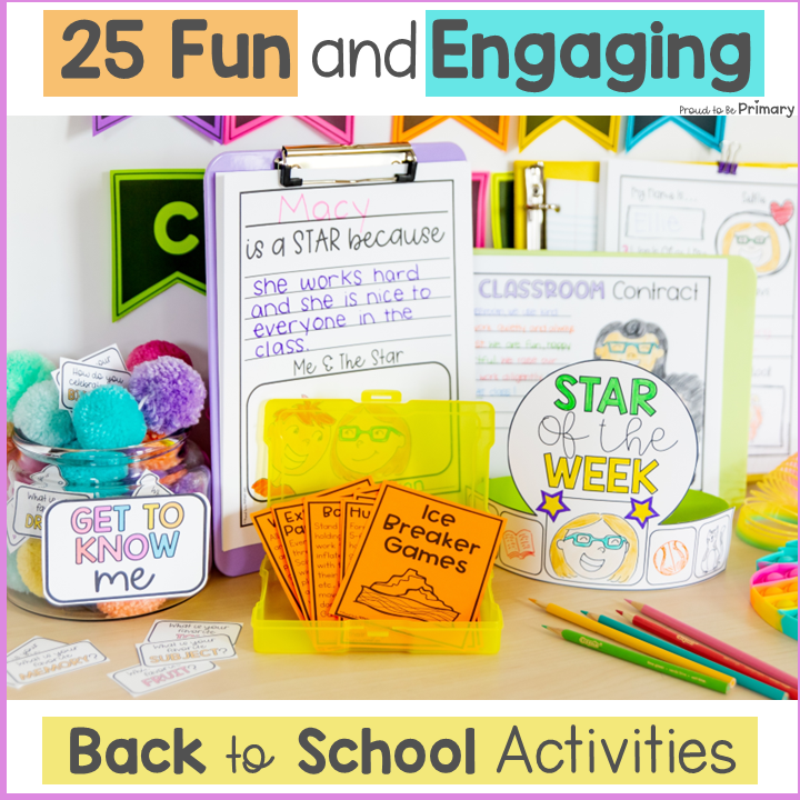 Back to School Social Emotional Learning Activities for K-2