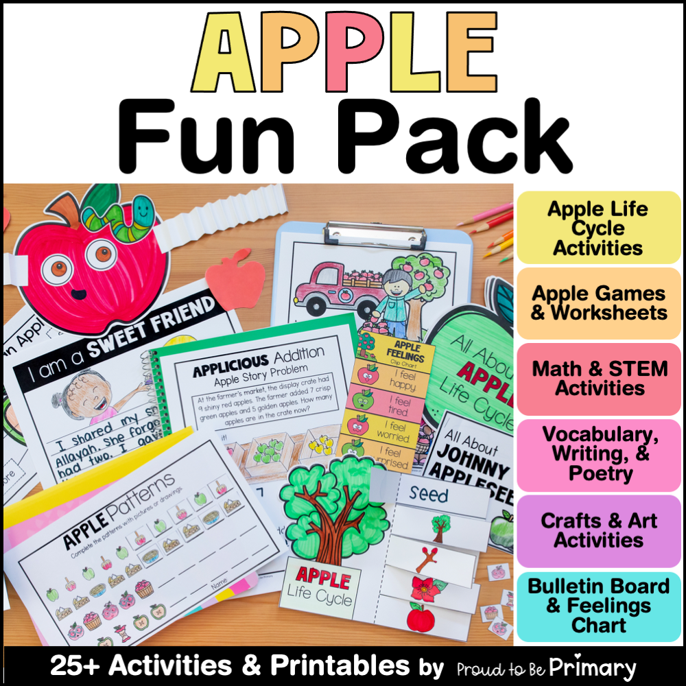 Apple Craft Johnny Appleseed Apple Life Cycle Parts of an Apple Orchard