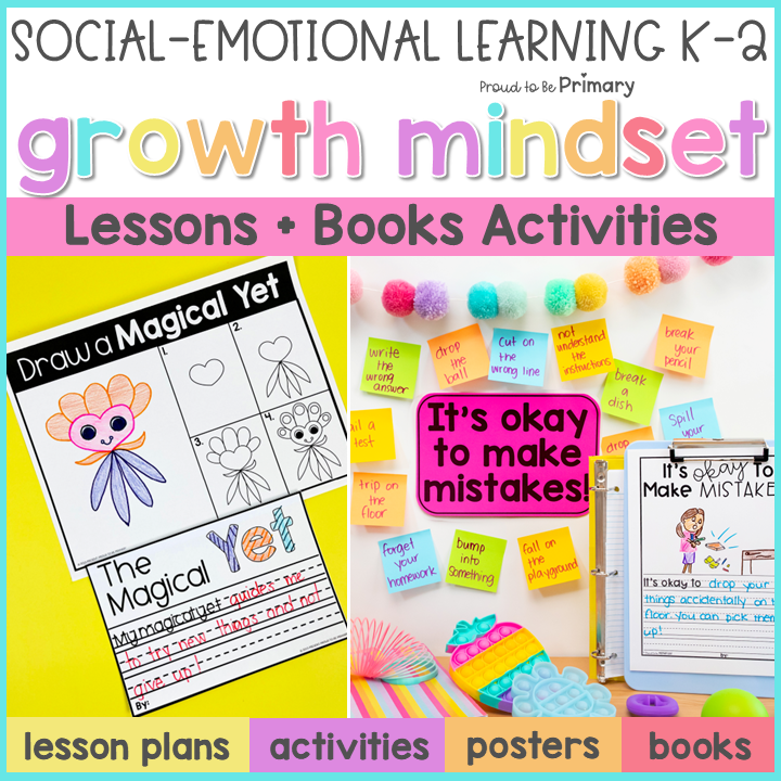 Growth Mindset Lessons Social Emotional Bulletin Board Magical Yet Book Activity