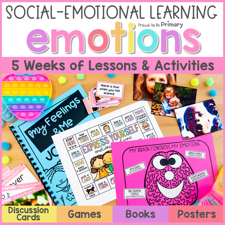 Emotion Cards, Social Emotional Learning Activities, & Feelings Check In Charts