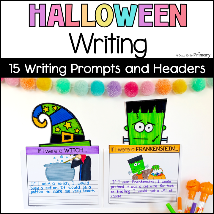 Halloween Writing Paper Prompts Crafts Station Activities How to Catch a Witch