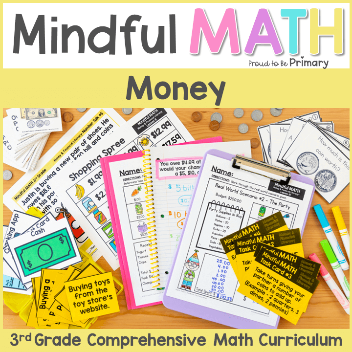 Money & Personal Financial Literacy 3rd Grade Math Unit, Activities & Worksheets