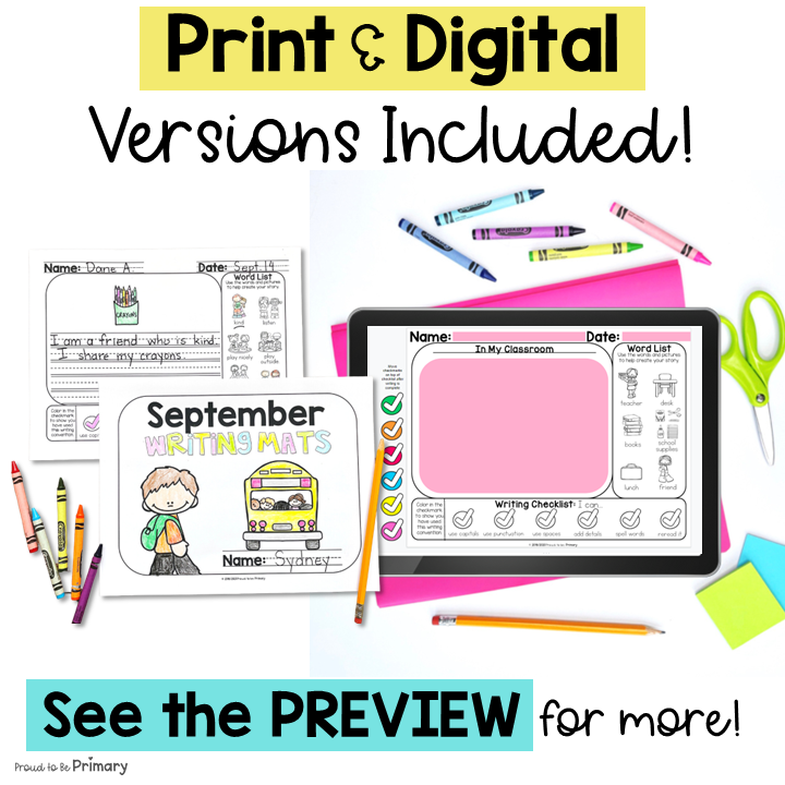 Writing Prompts Journal Paper Sentence Narrative Opinion Writing Center Activity