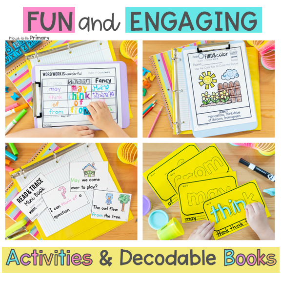 Dolch Sight Words First Grade Activities & Worksheets