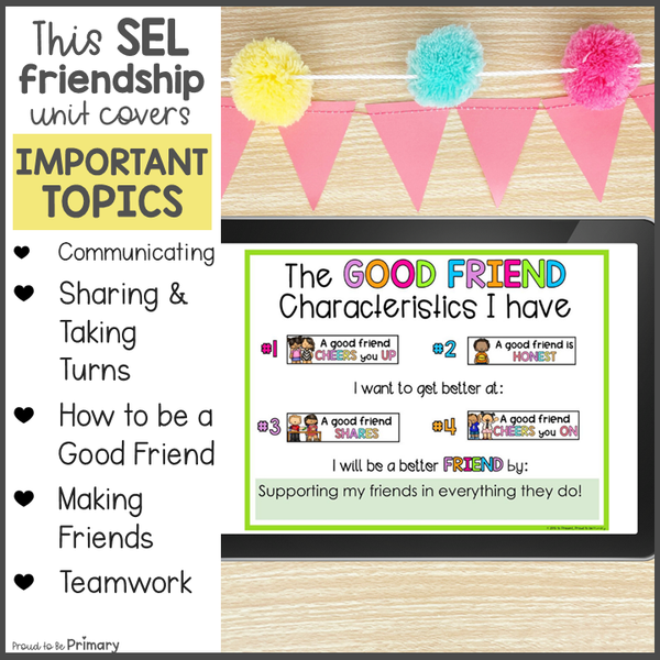Digital Friendship Lessons & Activities - Being a Good Friend Scenarios