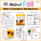 Fall Leaves Pumpkin Apple Unit, Science, Writing Activities, Craft, Li