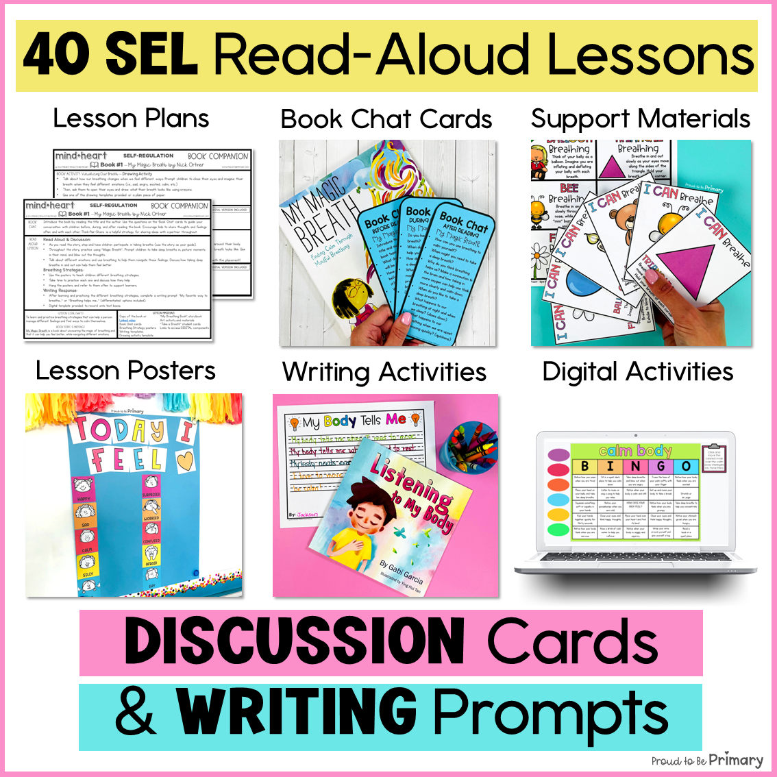 Social Emotional Learning Book Companion Lessons SEL Read Aloud Activity Crafts