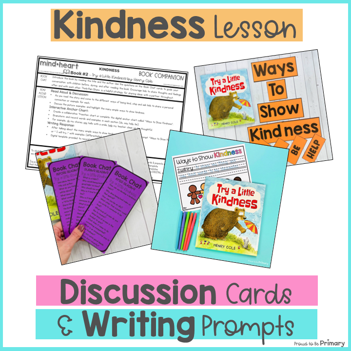 Try a Little Kindness Read Aloud Book Companion Lesson - Be Kind SEL Activities