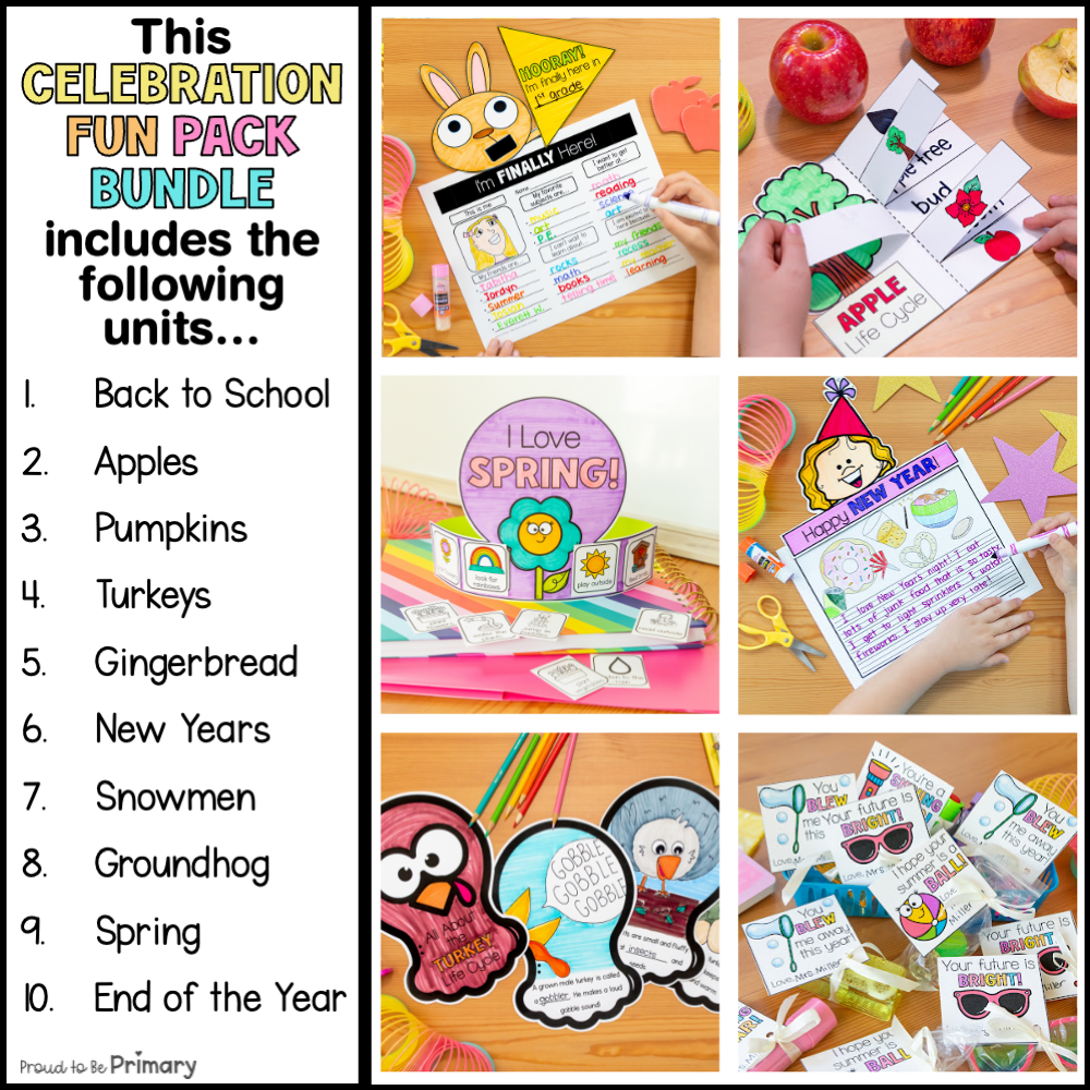 Holiday Coloring Pages Activity Packet Seasonal Morning Work Spring End of Year