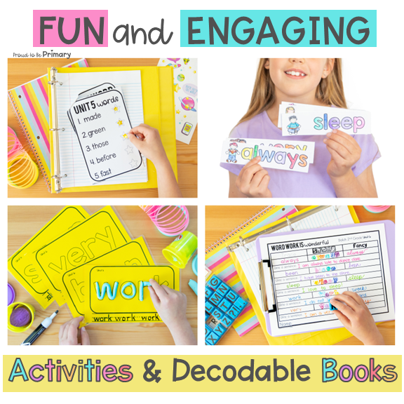 Dolch Sight Words Second Grade Activities & Worksheets