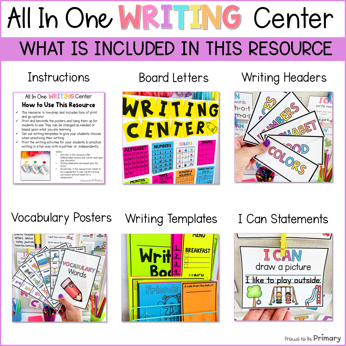 Writing Prompts, Activities, Paper, Posters, Practice Journal for Writing Center - Narrative Opinion Journal Prompts