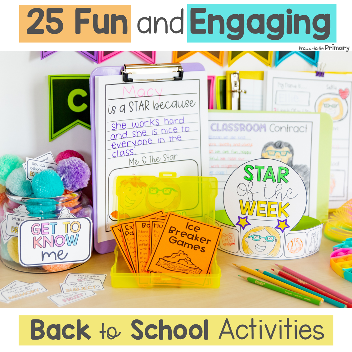 First Day Week of Back to School SEL Activities - Community Building All About Me Friendship