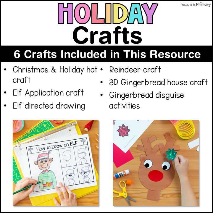 Easy Christmas Ornament Craft Hats Elf Application Gingerbread House Template