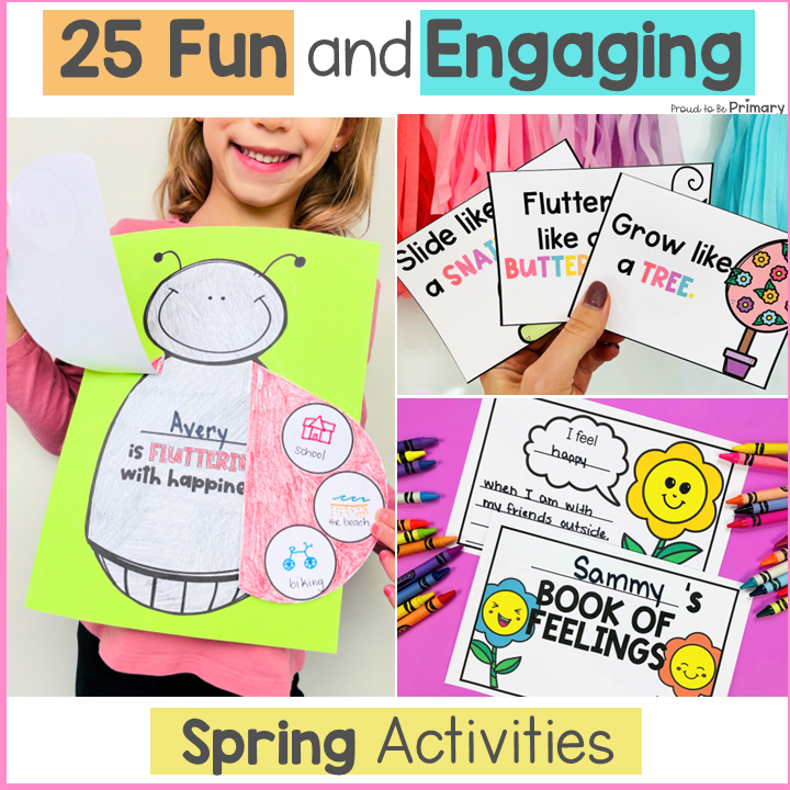 Spring Activities & Crafts - Growth Mindset & Social Emotional Learnin