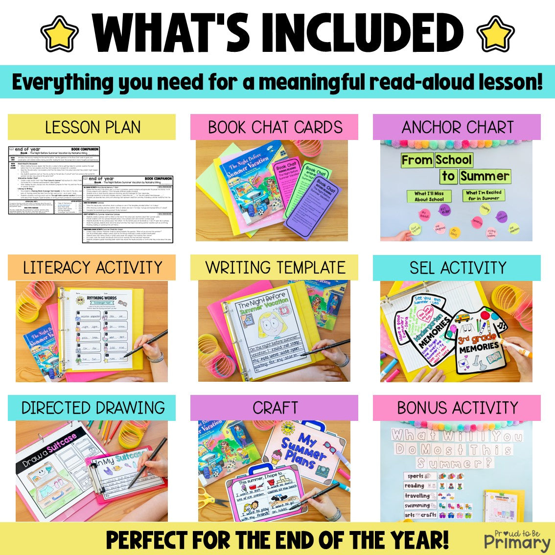 The Night Before Summer Vacation Book Activities Writing End of School Craft