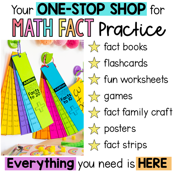 Math Fact Fluency - Addition Facts to 20 - Math Practice & Review Activities