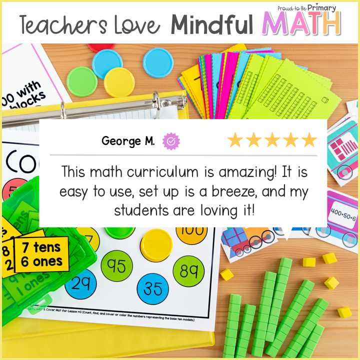 2nd Grade & 3rd Grade Guided Math Year Long Curriculum, Lessons, & Math Centers