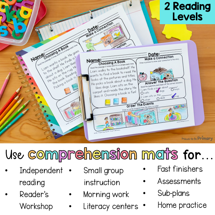 September Morning Work Reading Comprehension Passages Questions Worksheets