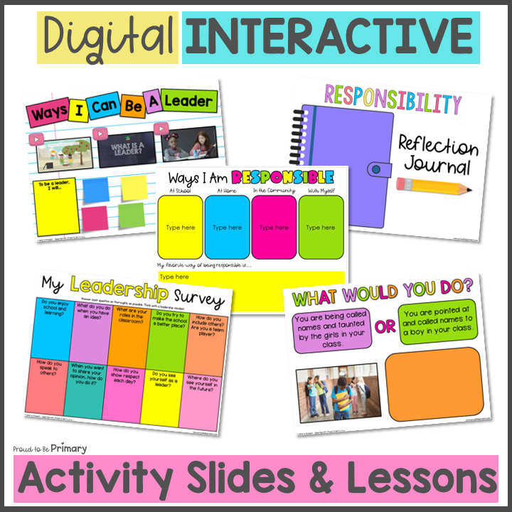 DIGITAL Responsibility Lessons and Activities for Grades 3-5