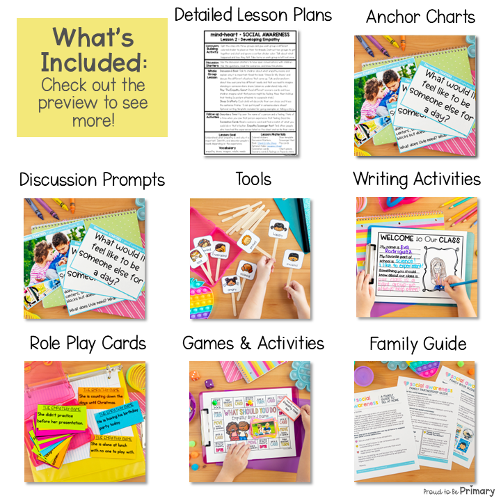 Empathy, Kindness, & Perspective Taking - SEL Social Skills Lessons & Activities