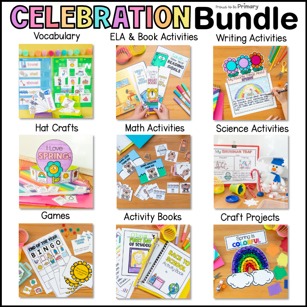Holiday Coloring Pages Activity Packet Seasonal Morning Work Spring End of Year